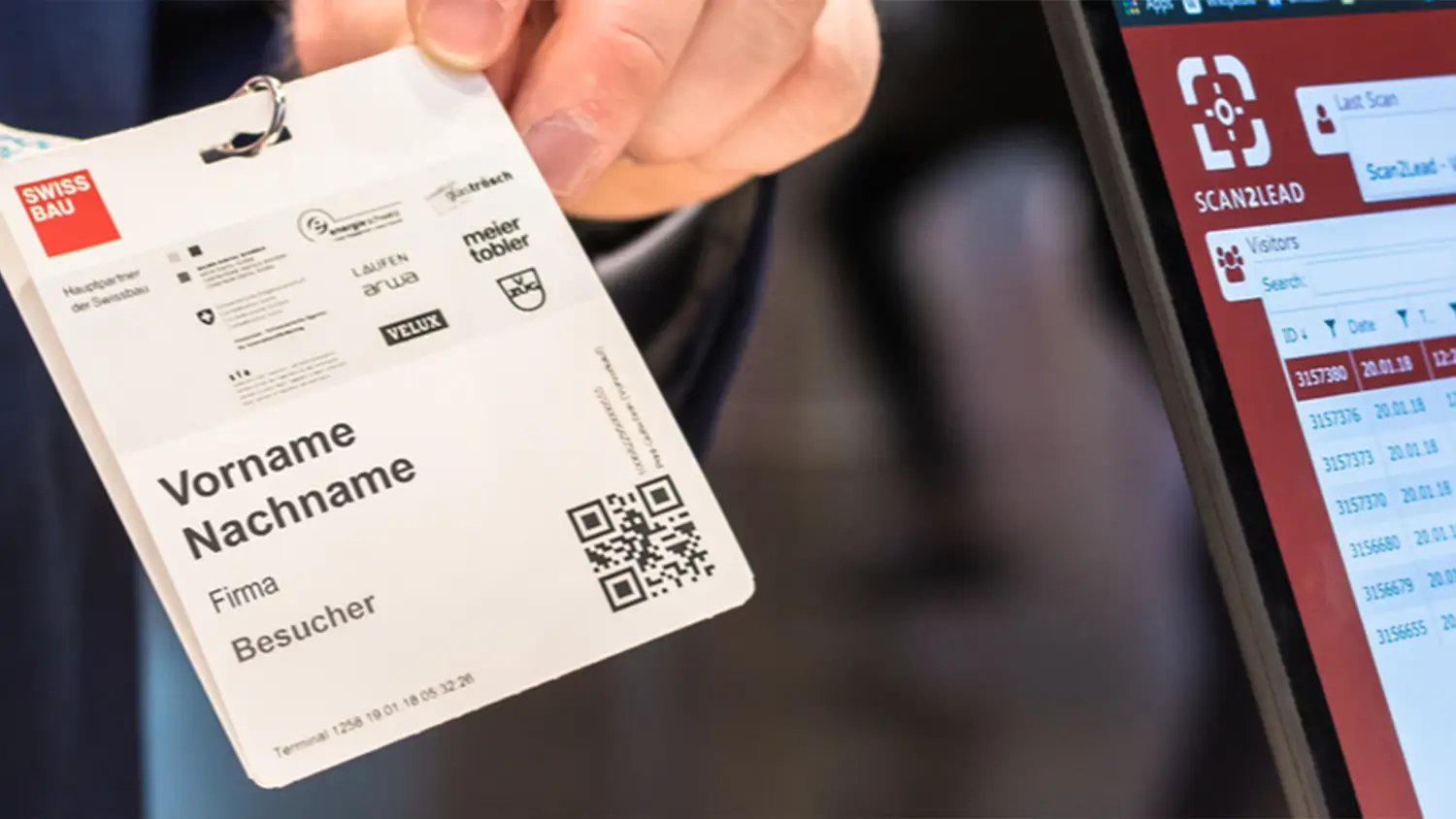 Mehr Leads für Aussteller auf der Swissbau – Scan2Lead im Einsatz